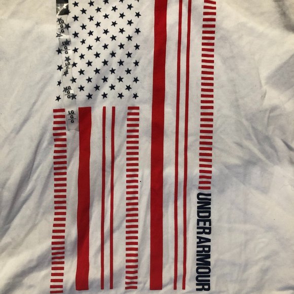 Brand New Women's Under Armour Americana Flag Tank Top - Picture 6 of 8